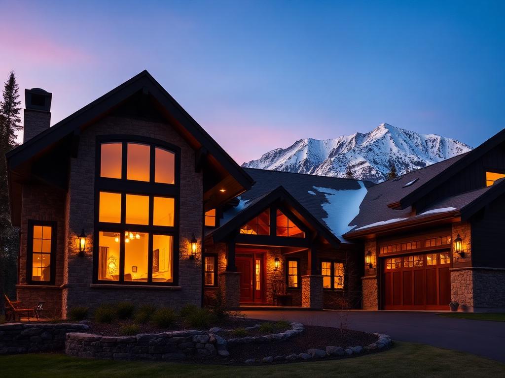 A renovated mountain home in Big Sky